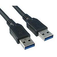 Qualtek Electronics 3023025-03M USB 3.0 USB 3.0 A-A BLK 30/30/24 3M