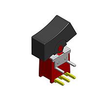 Dailywell 4AS3R202M6CES Rocker Switches ON-OFF-ON SPDT