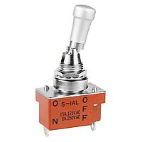 NKK Switches S1AL Toggle Switches SPST ON None OFF