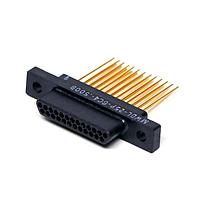 Glenair MWDL-25P-6C4-.500B Micro-D D-Sub Connectors 25P GOLD PIN MICRO-D