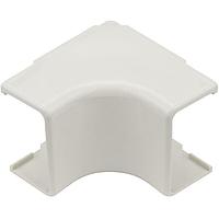 HellermannTyton TSR3FW-33-1 Wire Ducting & Raceways Internal Corner Cover, 1-3/4", 1" Bend Radius, PVC, Office White, 1/bg
