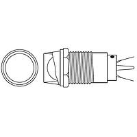Dialight 607-2112-110F LED Panel Mount Indicators RED DIFFUSED