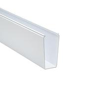 HellermannTyton 181-00249 Solid Wall Wiring Duct Solid Wall Wiring Duct, 2" x 5", Non-Adhesive, PVC, White, 30ft/Box