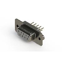 EDAC 628-M09-621-WT2 D-Sub Connectors - Standard Density Vertical Machined D-Sub Connector