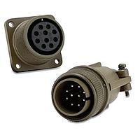 Amphenol Industrial AIT6E14S-2PS-025 Circular MIL Spec Connector ER 4C 4#16S PIN PLUG