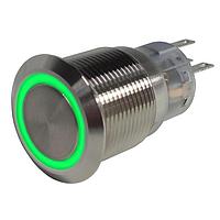 Adam Tech SW-PB7-03LB22CFRR12V Anti-Vandal Switches ANTI-VANDAL PUSHBUTTON SWITCH, 1