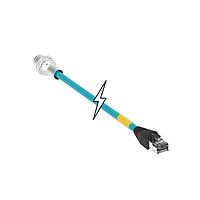 Molex 1201080372 Ethernet Cables / Networking Cables MIC 4P FR M12 REC/RJ45 D-CODE 5M