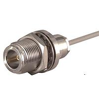 HUBER+SUHNER 24_N-50-2-1/133_NE Connectors N straight bulkhead cable jack(f)