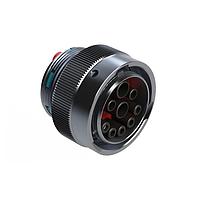 Amphenol SINE Systems AHDM06-24-91SR Receptacles Size 24, 9 Position ISOBUS Plug, Socket Contacts, Reduced Diameter Seal, Wide Thread Adapter (WTA)