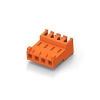 AMP Connectors - TE Connectivity 3-644718-4 Receptacle Housing 04P MTA156 CONN ASSY 18AWG ORA