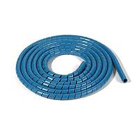 HellermannTyton 161-46000 Spiral Wraps Spiralwrap Metal-Content, 0.06" Diameter, PE/SS, Blue, 98 ft/roll