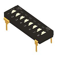 Diptronics TII-10-V DIP Switches Dip switch Tri-state(wide 7.0mm)