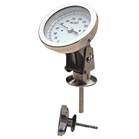 Palmer Wahl 3AES2.09 Sanitary Bimetal Thermometers (Stem Length: 9 inches (229 mm))