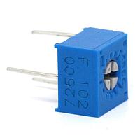 Bourns 3362F-1-502LF 0.25 in Square Trimming Potentiometer 1/4" SQ TRIMPOT 5K ST CERMET