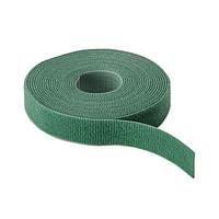 HellermannTyton GT.75X1805 Hook and Loop Ties Grip Tie Roll, 180" Long, 0.75" Wide, PA6/PP, Green, 1/pkg
