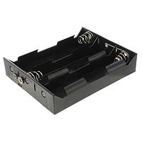 Eagle Plastic Devices 12BH163-GR Battery Holder 6 "D" W/SNAPS BLACK