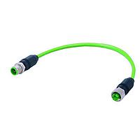 HARTING 21342627840100 Sensor Cables / Actuator Cables M12 Y-cod 8-pol st/st m/f PUR 10m