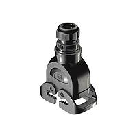 HARTING 19431100437 Headers & Wire Housings Han-Eco 10B Hood Double Lever, Top Entry, w/ levers on hood, M32 w/ gland (holds cable 13-21mm)