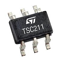 STMicroelectronics TSC211ICT Precision Amplifiers Low / High side bidirectional, zero-drift, current sense amplifiers