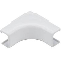 HellermannTyton TSR1W-33-1 Wire Ducting & Raceways Internal Corner Cover, 3/4", 1" Bend Radius, PVC, White, 1/bg