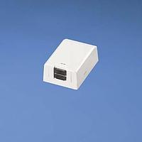 Panduit CBXS1IG-A Surface Mount Box Surf Mount Box 1 Port Shuttered In