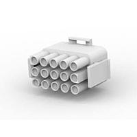 AMP Connectors - TE Connectivity 1-480710-0 Plug Housings PLUG HOUSE 15 POS