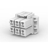 AMP Connectors - TE Connectivity 1376393-1 Plug Housing 5MM POWER KEY 6P PLUG HSG NUT