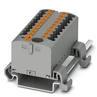 PHOENIX CONTACT 3273222 Push-In Distribution Block PTFIX6/12X2,5NS35ABU 2.5mm2 w/6mm2 feedi