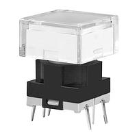 NKK Switches JB15HBPF-JB Tactile Switches SPST OFF-(ON) GN/WHT