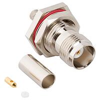 Amphenol RF 031-6824 Connectors TNC Strt Crmp Jk for LMR-195 Blkhd 50 Oh