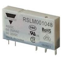 Carlo Gavazzi RSLM001012 Industrial Relays Slim Industrial Electromechanical Relays series, 6A 250VAC/30VDC, 5 pins, SPDT (1 Change Over contact), Coil voltage 12VDC