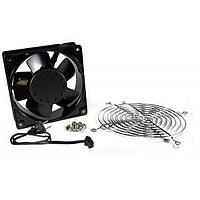 Hammond Manufacturing AVFK1AC120 Racks & Rack Cabinets Low-Decibel Single Fan Kit with Cord and 2x Guard