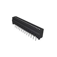 Amphenol FCI HLW24S-2C7LF Board Mount 1.00mm Flex Connectors, HLW-S series, 24 Position, Top Entry Non-ZIF Connector, 1mm (0.039inch) Pitch, Kinked Terminal