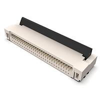GCT (Global Connector Technology) FFC2B29-06-G Board Mount 06W, 0.5mm FFC Con,R/A,Dual Cont,B/Flp,H2.6mm,Gld,SMT,T&R