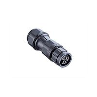 Amphenol LTW PWC-03BMFB-LL7LPP Connectors PWR, 20A, 3P ASSY 2LOCK M CONN F PIN