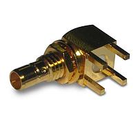 Amphenol RF 142184-75 PCB Connectors MINI SMB R/A BLKHEAD REC PCB 75 OHM GOLD
