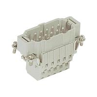HARTING 09330102672 Inserts MALE INSERT HAN 10ESS CAGE CLMP