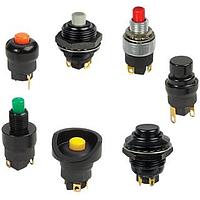 OTTO P7-271121 Subminiature Standard PC Pin 5A SPST-DB, SPDT-DB