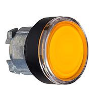 SCHNEIDER ZB4BW3537 Momentary AMBER ILL FLUSH PSH BTTN W/BLACK BEZEL