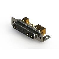 EDAC 630-13W3240-7N4 Mixed Contact D-Sub Connectors Right-angle Power Combo D-Sub Connector