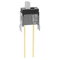 NKK Switches AS11CB Subminiature Slides SPST ON-OFF .150' STRAIGHT W/BRACKET