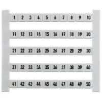 Weidmuller 0468660001 Digit Card DEK 6 FW 1-50 BX=500 CD=50