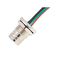 Molex 1204063001 Sensor Cables / Actuator Cables RECP 4P FM(ST) to Leads D-Coded BK Panel MT M16 0.3M