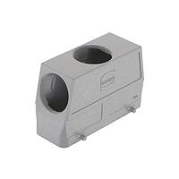 HARTING 19300240599 Headers & Wire Housings 24B Hood Top and Side Entry, Double Lever, High Construction, 2xM40