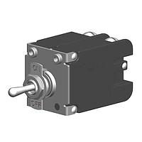Carling Technologies MS2-B-34-615-2-1CB-A-0NC Supplementary Protector 2-pole, Sealed Toggle, 15 amp circuit breaker, Screw 8-32 with upturned lugs terminals, UL 1077 Recognized