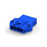 AMP Connectors - TE Connectivity 316502-6 Power to the Board POWER D/LOCK CAP HSG 4P BLUE