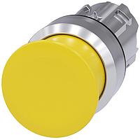 SIEMENS A6X30140710 Mushroom MUSHROOM PUSHBUTTON. 30MM. YELLOW