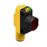 Banner Engineering QS18EK6EVQ8 Photoelectric Sensors WORLD-BEAM QS18 Series: Visible Red Emitter; Range: 20 m; Input: 10-30 V dc; Output: Not Applicable; M12 Integral QD