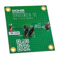 ROHM Semiconductor BU90002GWZ-E2-EVK-101 Voltage Regulator - Switching Regulator Eval Board for BU90002GWZ is a step-down regulator capable of proving a 3.3V,1A output from a 4.0V to 5.5V source.