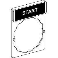 SCHNEIDER ZBY2002 Legend Plate 22mm Legend Plate engraved